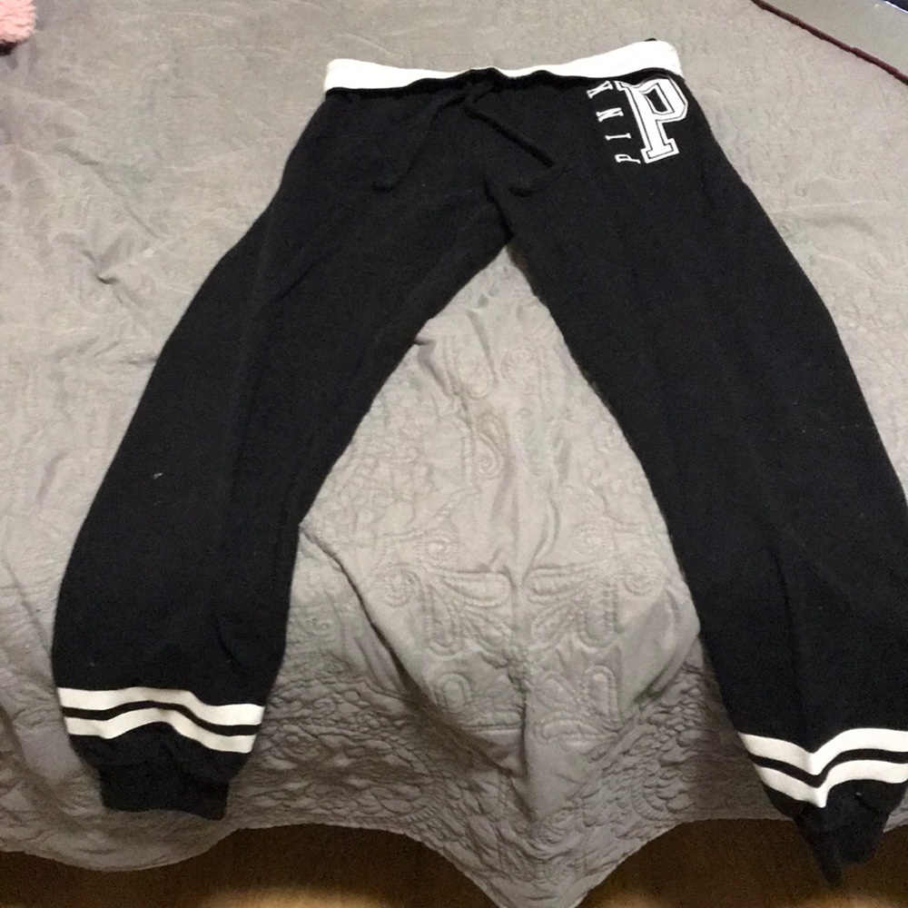 Pink sweatpants
